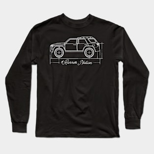 4Runner Nation 5Th Gen 4R Blue Long Sleeve T-Shirt